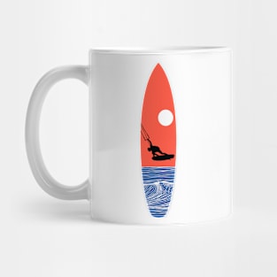 Kiteboarder colour Mug